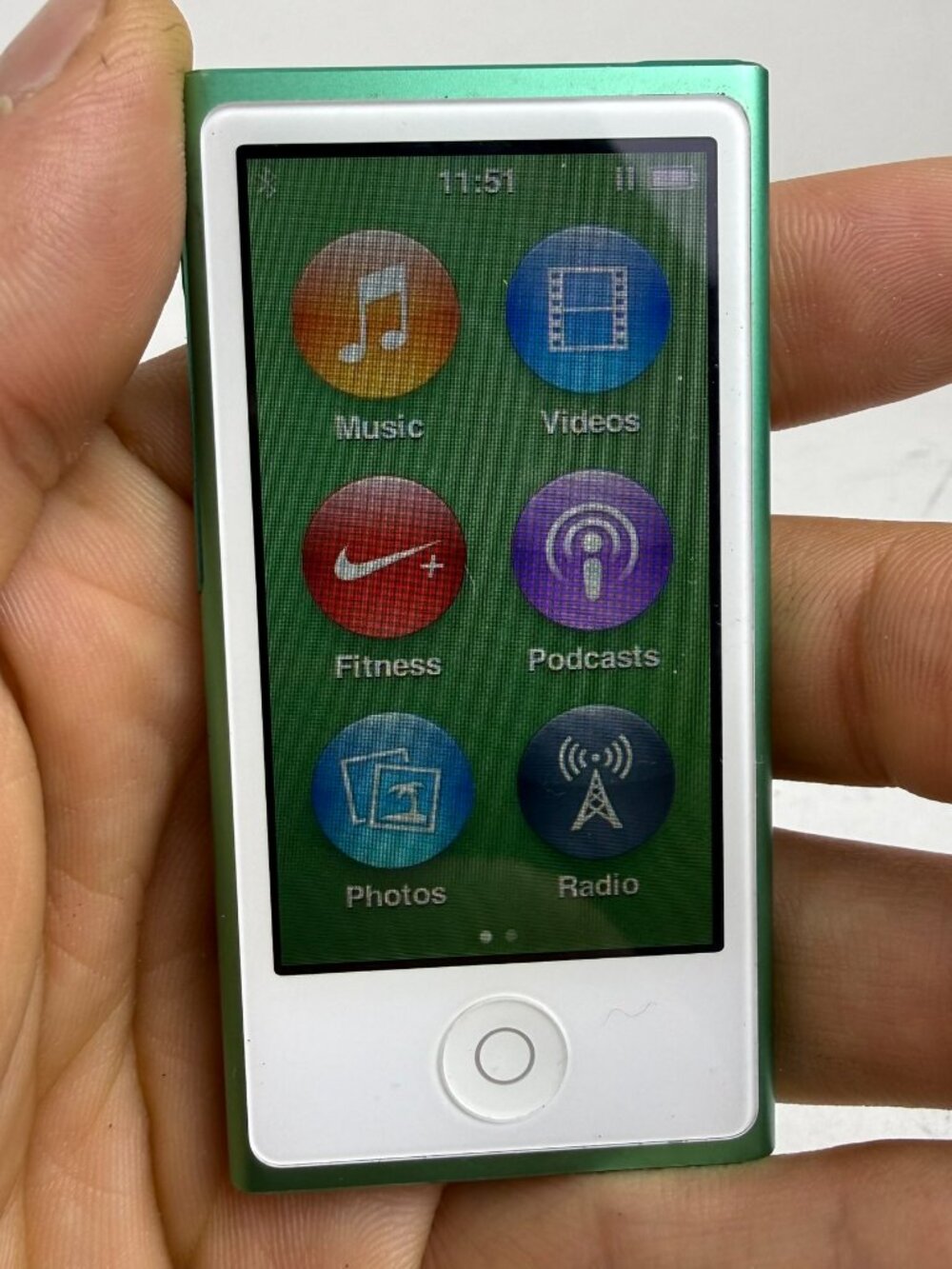 Apple iPod Nano 7th Gen 16GB Green A1446 MD478LL Tested Working
